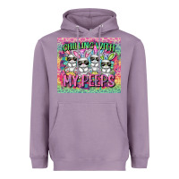 Lavender chilling with my peeps Heavyweight Hoodie - FaDigitalArtStudio