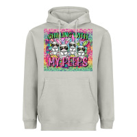 Moon Dust chilling with my peeps Heavyweight Hoodie - FaDigitalArtStudio