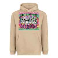 Mushroom chilling with my peeps Heavyweight Hoodie - FaDigitalArtStudio