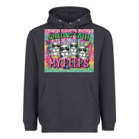 Smoke chilling with my peeps Heavyweight Hoodie - FaDigitalArtStudio