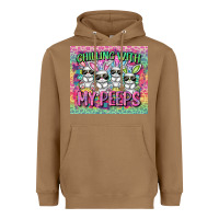 Toasted Coconut chilling with my peeps Heavyweight Hoodie - FaDigitalArtStudio