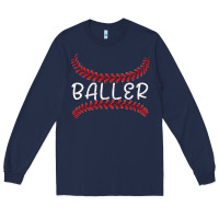 Navy BALLER Long Sleeve Tee - Bettercallsaul