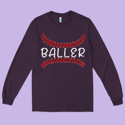 Baller Long Sleeve Tee Designed By Bettercallsaul