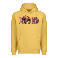 Antique Gold xoxo calf and gemstone Premium Hoodie - RanaPortraitStore
