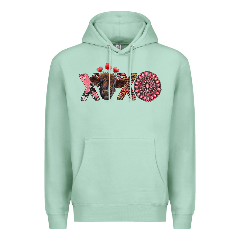 Xoxo Calf And Gemstone Premium Hoodie by RanaPortraitStore | Teevron