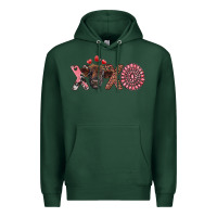 Sports Green xoxo calf and gemstone Premium Hoodie - RanaPortraitStore