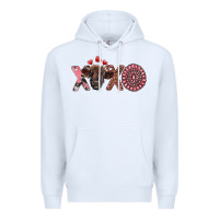 White xoxo calf and gemstone Premium Hoodie - RanaPortraitStore