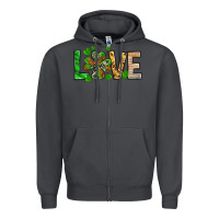 Smoke St. Patrick's Love luck with clover Zipper Hoodie - HowdyJamesFarm