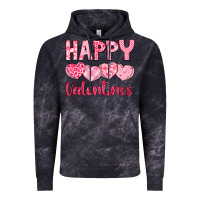 Cloud Black happy valentines Vintage Hoodie - LillyAllenDesigns