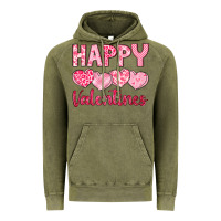 Vintage Olive happy valentines Vintage Hoodie - LillyAllenDesigns