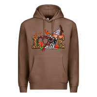 Chestnut western love for cowgirls olivia Premium Hoodie - OliviaCreatesArt