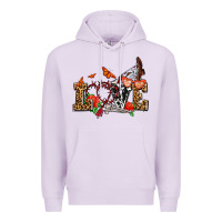 Lilac western love for cowgirls olivia Premium Hoodie - OliviaCreatesArt