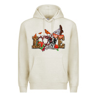 Oatmeal Heather western love for cowgirls olivia Premium Hoodie - OliviaCreatesArt