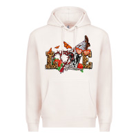 Pale Pink western love for cowgirls olivia Premium Hoodie - OliviaCreatesArt