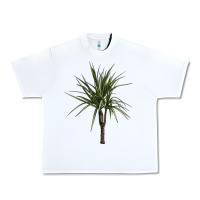 White Dracaena Marginata Urban Heavy Tee - LillyAllenDesigns