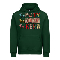 Forest Green be merry be jolly be kind Urban Hoodie - SublimationCraftShop