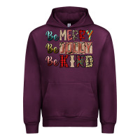 Mauve Wine be merry be jolly be kind Urban Hoodie - SublimationCraftShop