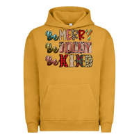 Pigment Peanut Butter be merry be jolly be kind Urban Hoodie - SublimationCraftShop