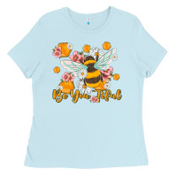 Baby Blue be you tiful Ladies Tee - MaliasSmallBusiness