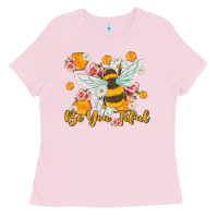 Bubblegum Pink be you tiful Ladies Tee - MaliasSmallBusiness