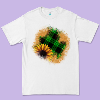 Sunflower Christmas Patch Premium Tee Designed By Jahusdesignshop
