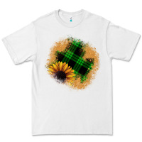 White sunflower christmas patch Premium Tee - JahusDesignShop