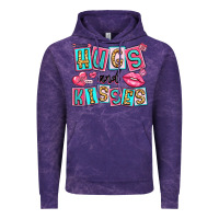 Cloud Purple hugs and kisses Vintage Hoodie - LillyAllenDesigns