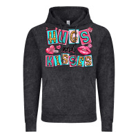Vintage Black hugs and kisses Vintage Hoodie - LillyAllenDesigns