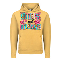 Vintage Mustard hugs and kisses Vintage Hoodie - LillyAllenDesigns