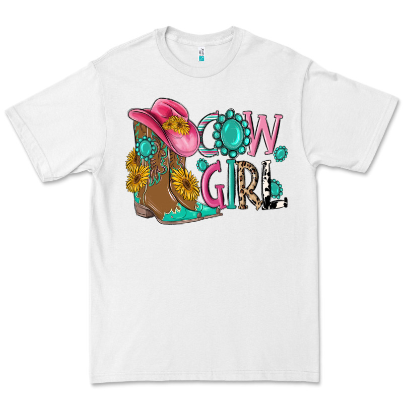 Cow Girl Western Boots Premium Tee by MaliasSmallBusiness | Teevron