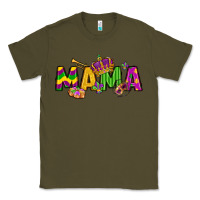 Army Green mama mardi gras Classic Tee - LillyAllenDesigns