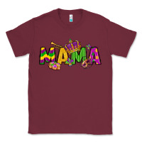 Burgundy mama mardi gras Classic Tee - LillyAllenDesigns