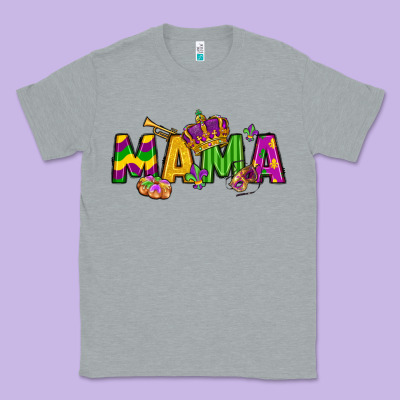 Mama Mardi Gras Classic Tee Designed By Lillyallendesigns