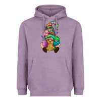 Lavender Easter Holding Eggs Gnome Heavyweight Hoodie - BundleAndBundleShop