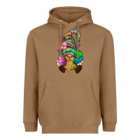Toasted Coconut Easter Holding Eggs Gnome Heavyweight Hoodie - BundleAndBundleShop