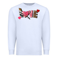 White love valentine's day Premium Sweatshirt - FaDigitalArtStudio
