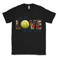 Black softball love of the game Classic Tee - JahusDesignShop