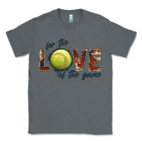 Charcoal Heather softball love of the game Classic Tee - JahusDesignShop