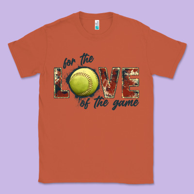 Softball Love Of The Game Classic Tee Designed By Jahusdesignshop