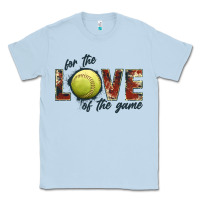 Dusty Blue softball love of the game Classic Tee - JahusDesignShop