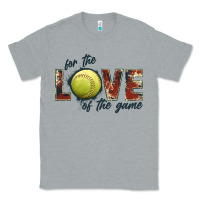 Heather Grey softball love of the game Classic Tee - JahusDesignShop