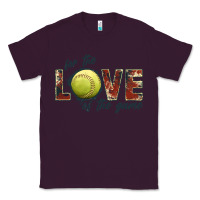 Plum softball love of the game Classic Tee - JahusDesignShop