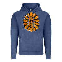 Vintage Denim orange gemstone Vintage Hoodie - RanaPortraitStore