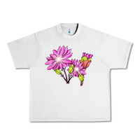 Lunar Rock Bitterroot Flower Illustrations Urban Heavy Tee - LillyAllenDesigns