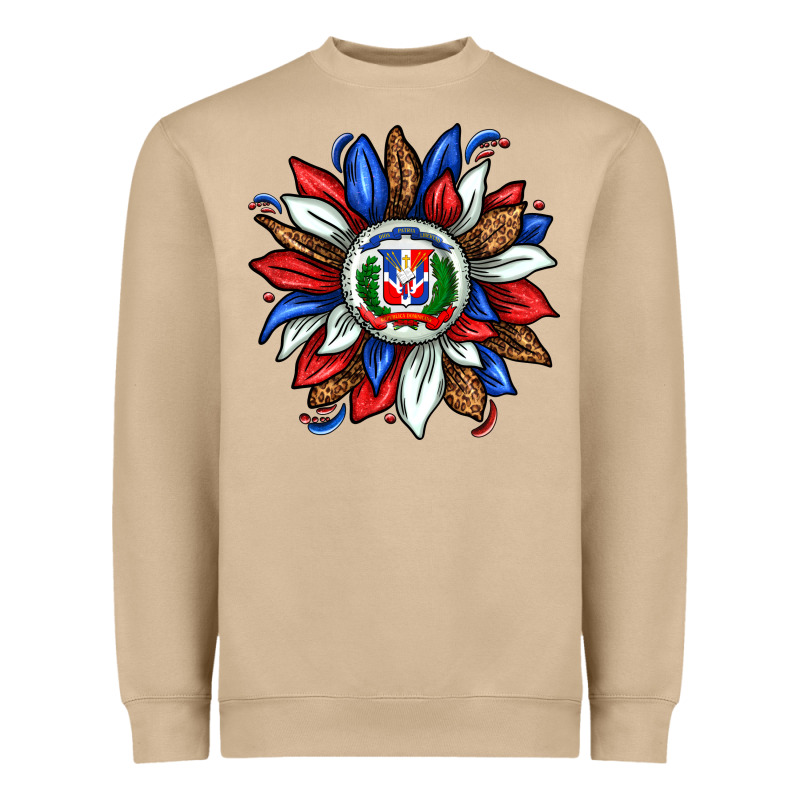 Dominican Sunflower Heavyweight Sweatshirt by texasbilliewilder | Teevron
