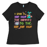 Black i said a hip hop Ladies Tee - MaliasSmallBusiness