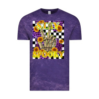 Cloud Purple stay skeleton hand spooky Vintage Tee - LillyAllenDesigns