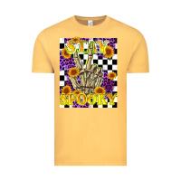 Vintage Mustard stay skeleton hand spooky Vintage Tee - LillyAllenDesigns