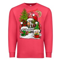 Cardinal christmas gnome truck Premium Sweatshirt - BundleAndBundleShop