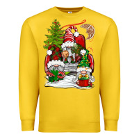Lemon christmas gnome truck Premium Sweatshirt - BundleAndBundleShop